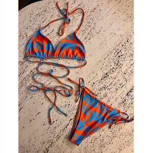 Abstract Sunset Bikini